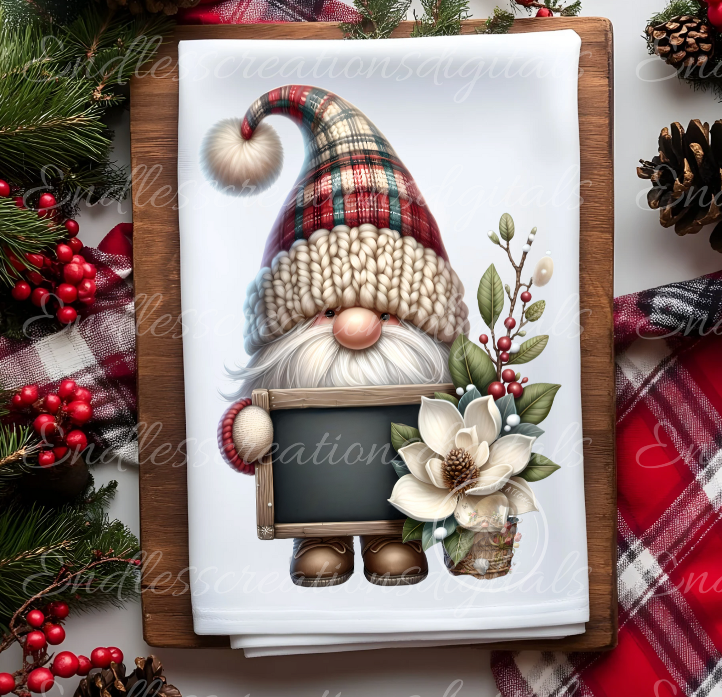 GNOMES FOR THE HOLIDAYS (NO TEXT) BUNDLE WITH TRANSPARENCIES