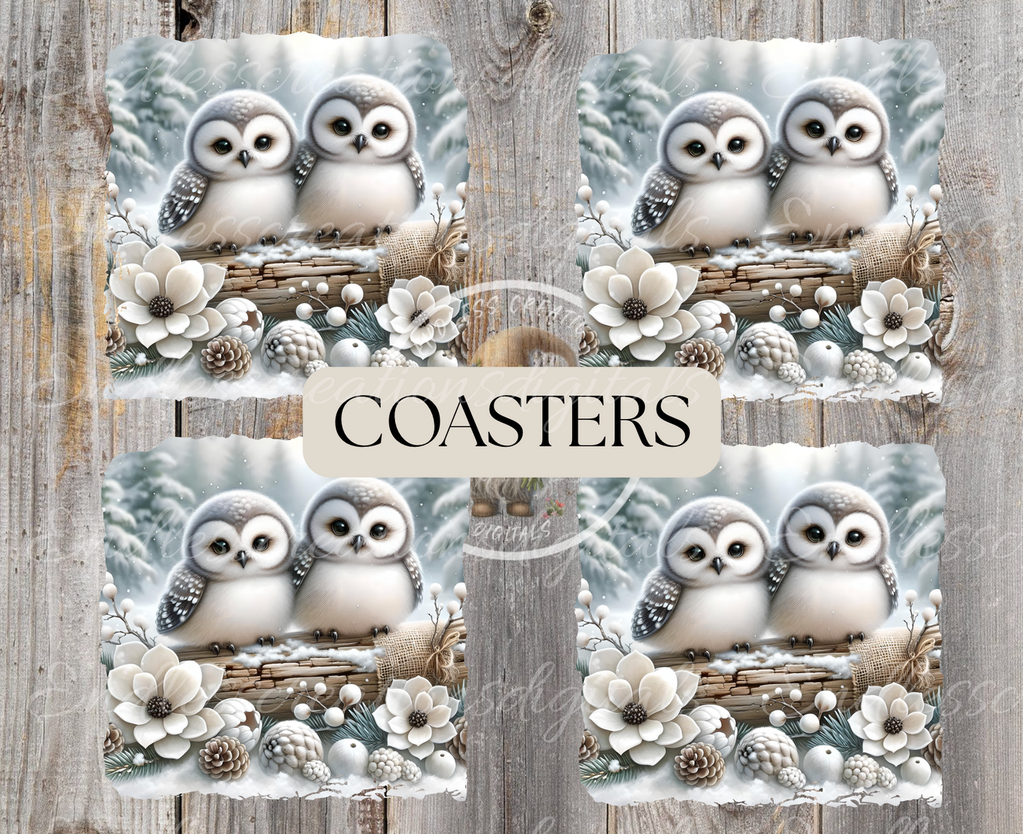 WINTER SNOW OWL BUNDLE