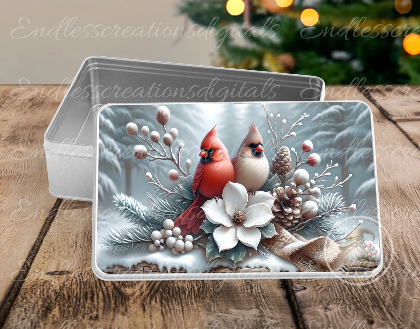 PAIR OF WINTER CARDINALS BUNDLE