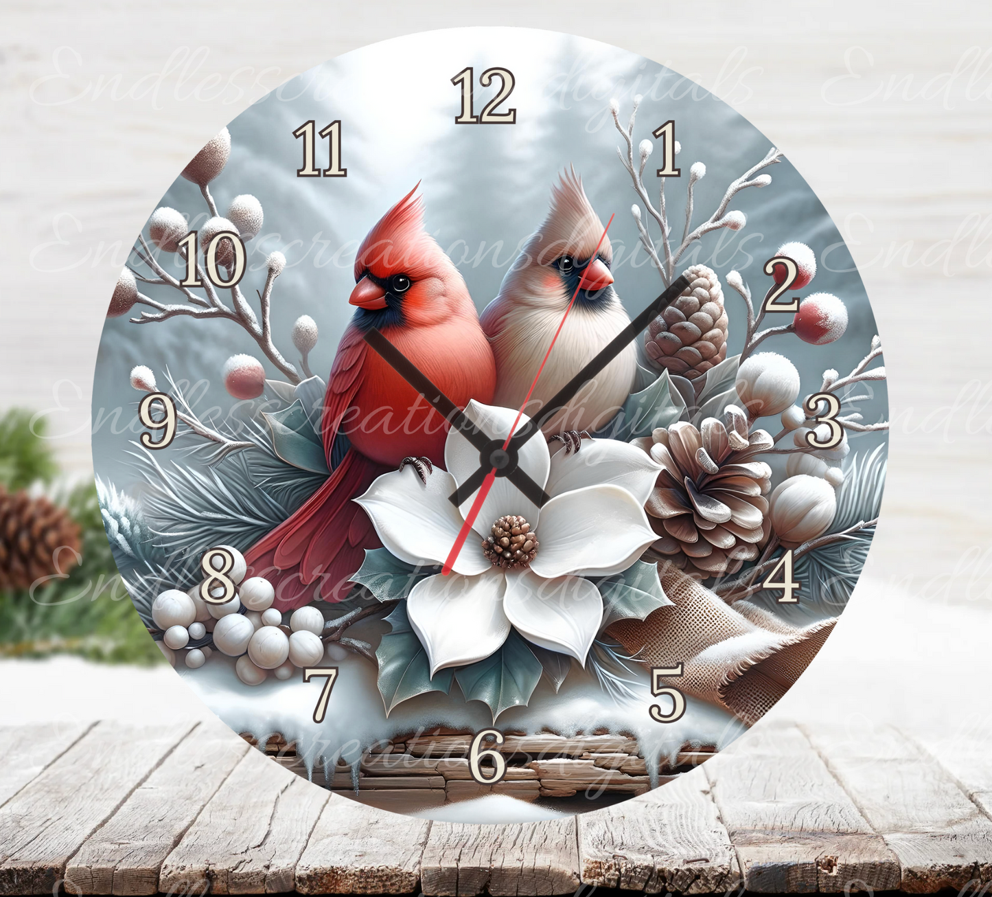 PAIR OF WINTER CARDINALS BUNDLE