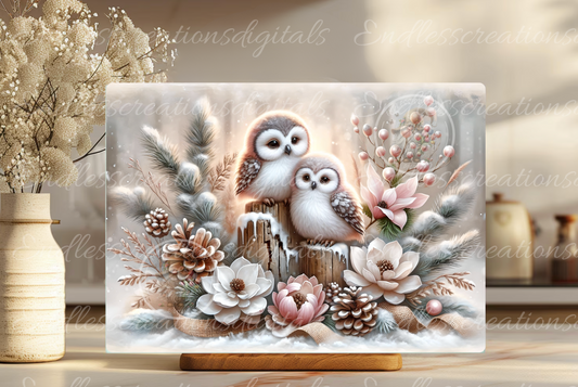 ROSE GOLD WINTER OWLS BUNDLE OF 6