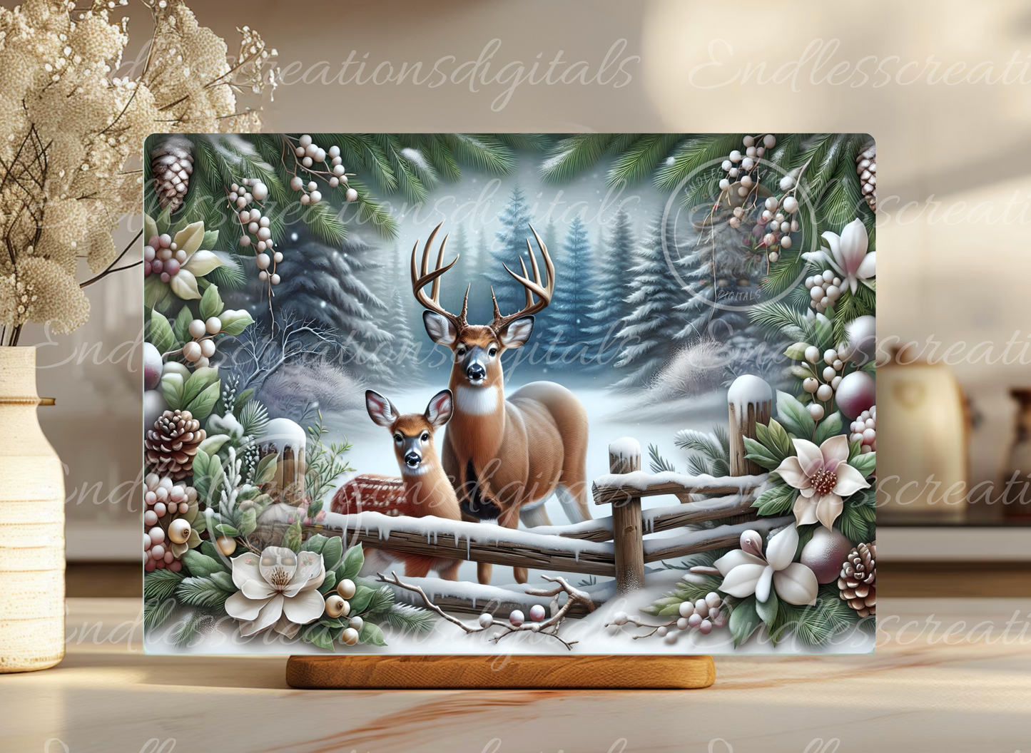 WINTER DEER BUNDLE OF 6 DESIGNS