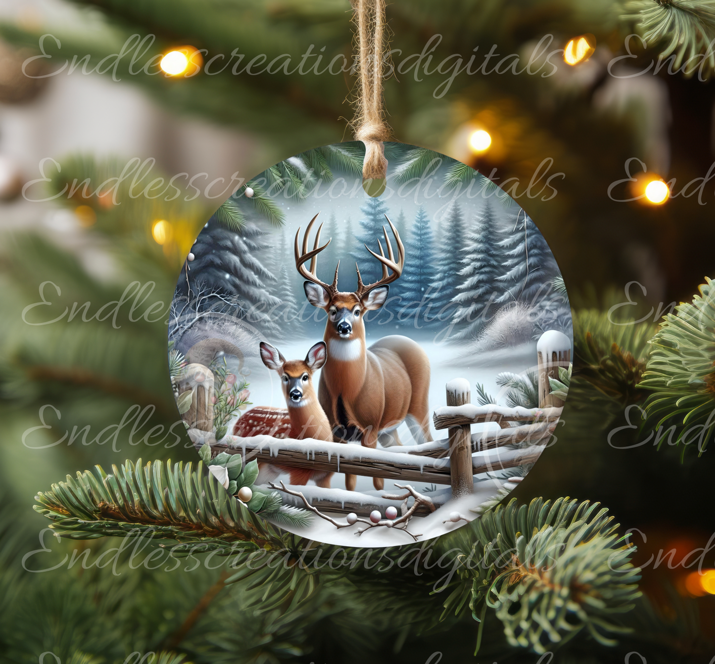 WINTER DEER BUNDLE OF 6 DESIGNS