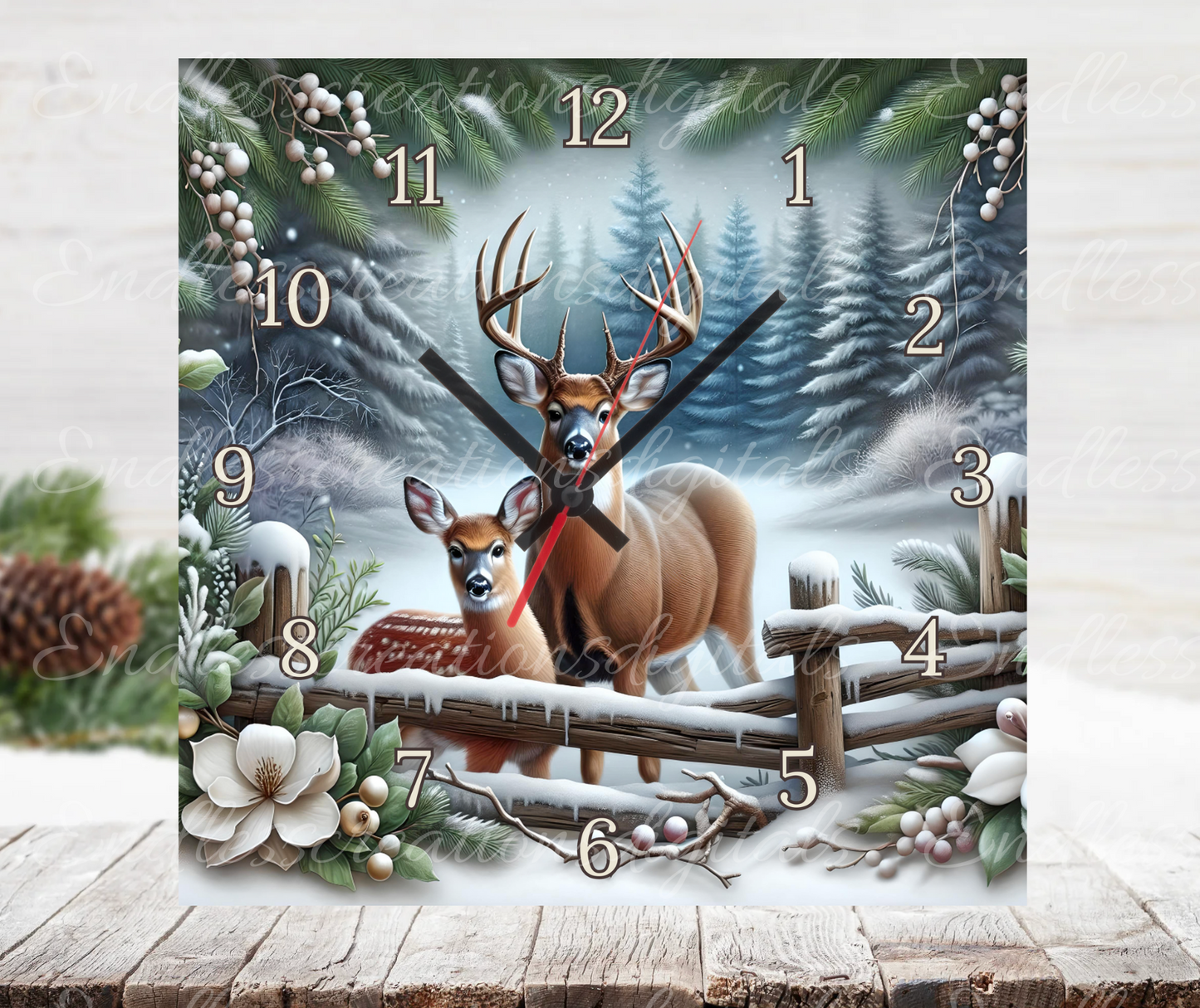 WINTER DEER BUNDLE OF 6 DESIGNS