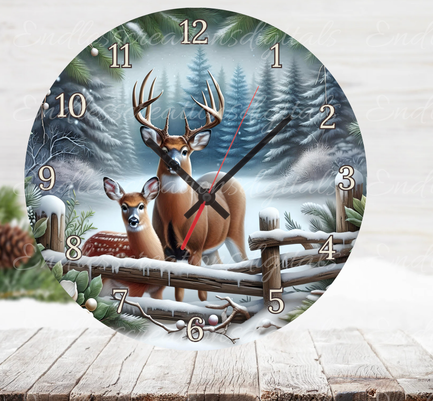 WINTER DEER BUNDLE OF 6 DESIGNS