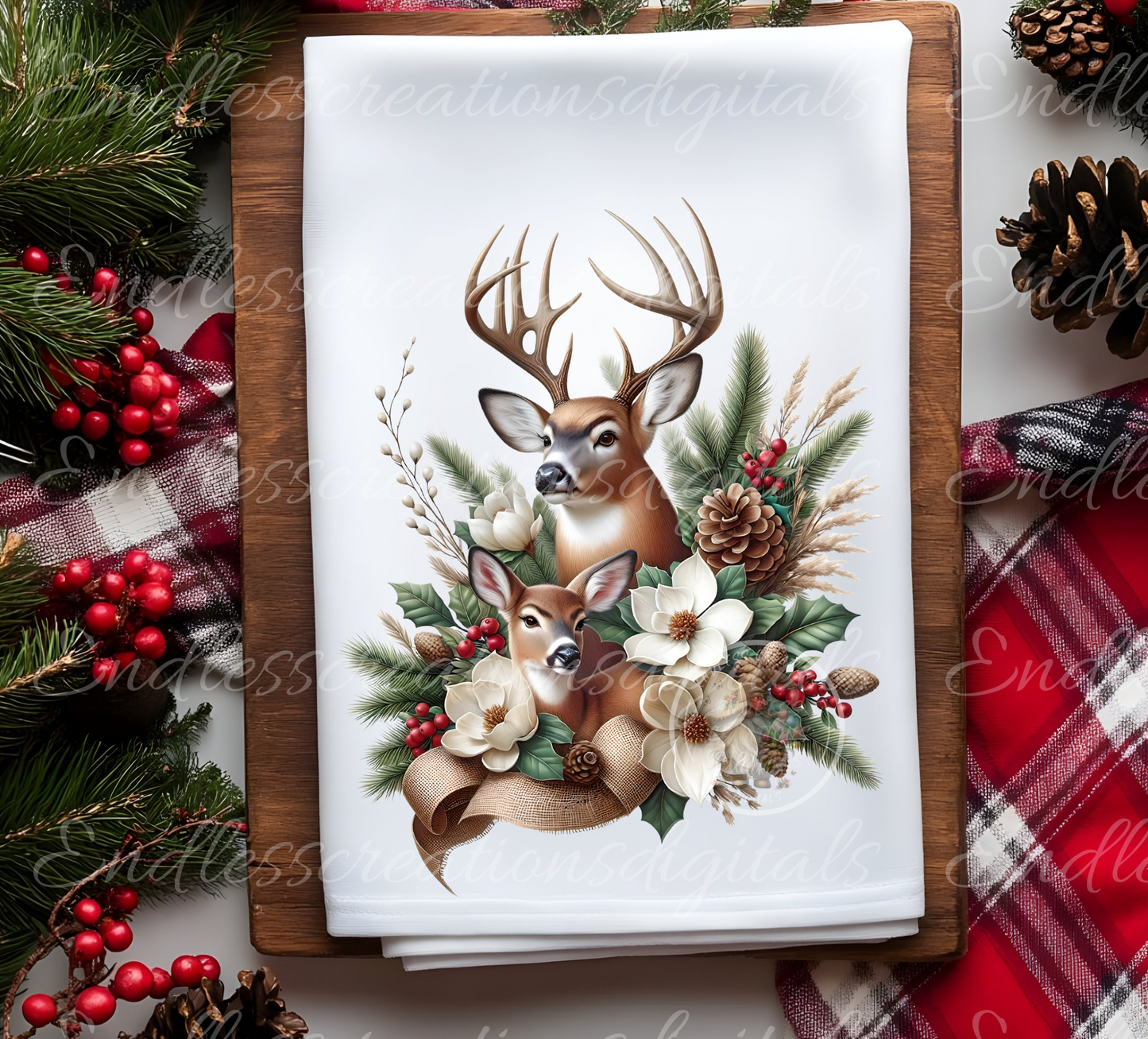 WINTER DEER TRANSPARENCIES BUNDLE