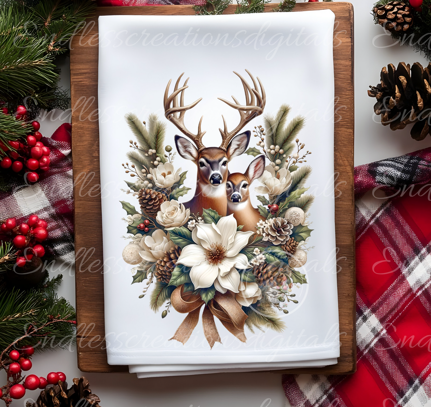 WINTER DEER TRANSPARENCIES BUNDLE