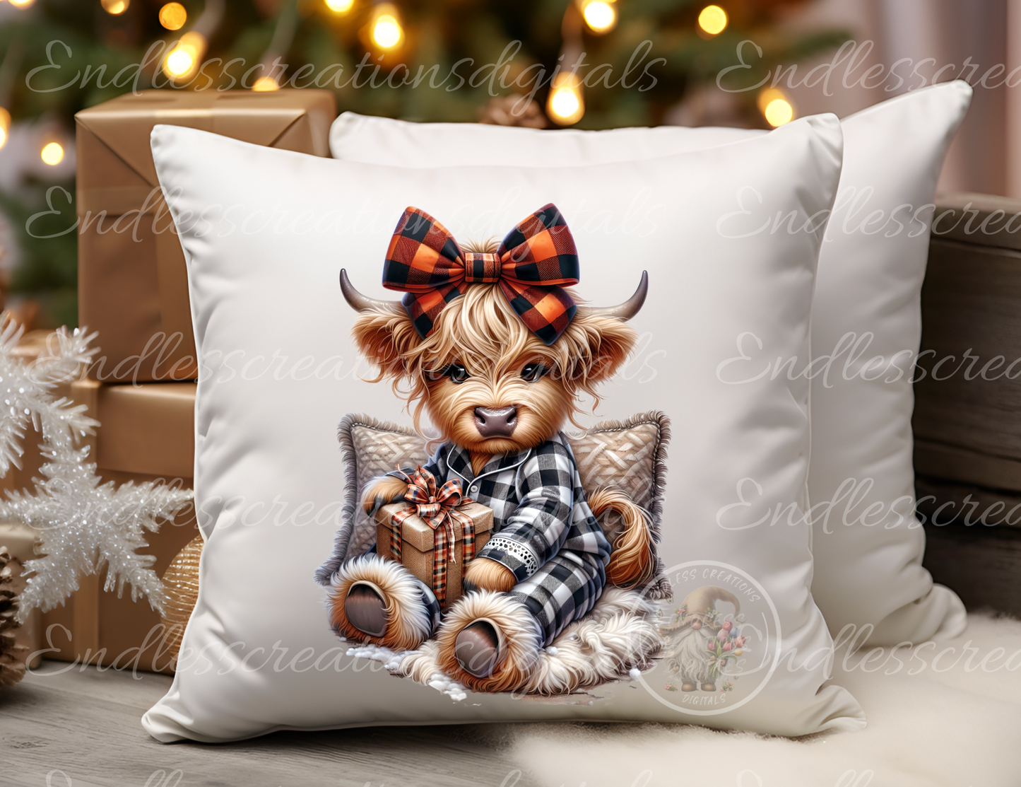 HOLIDAY WINTER HIGHLAND GIRLS TRANSPARENCIES BUNDLE OF 8