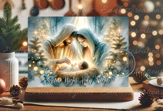 SILENT NIGHT RECTANGLE/TINS