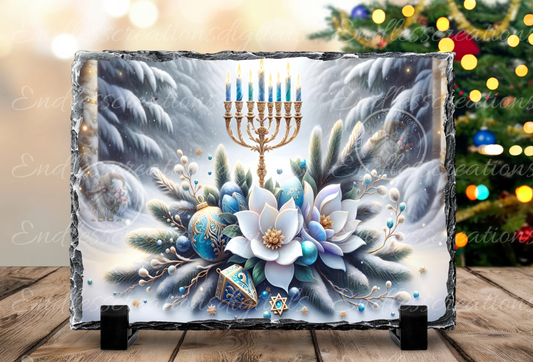 CHRISTMAS HANUKKAH RECTANGLE/TINS