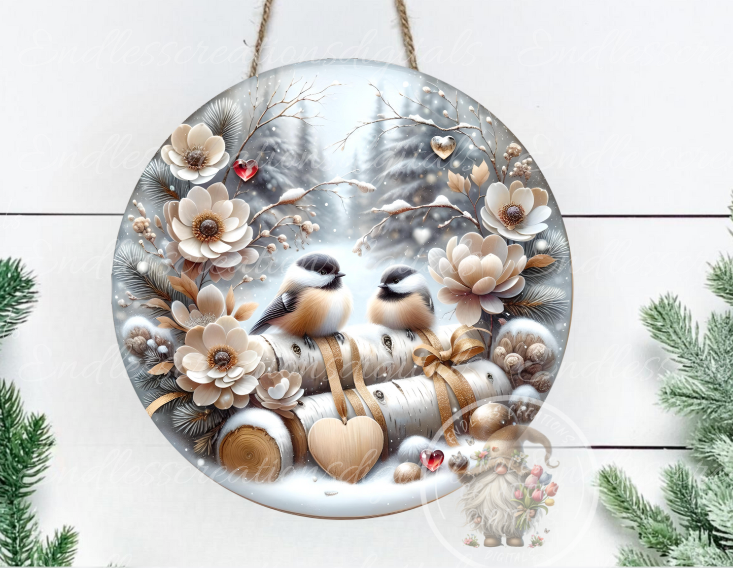 WINTER/VALENTINES BE MINE CHICKADEES