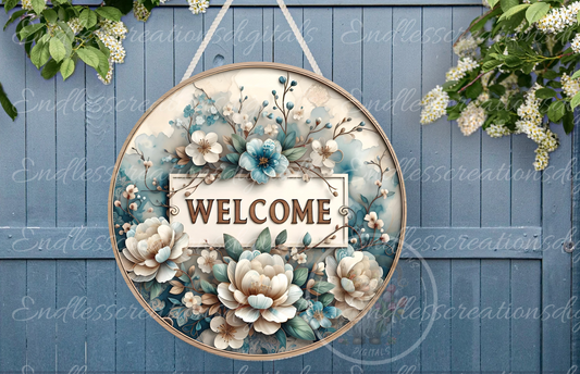 SPRING FLORAL WELCOME ROUND