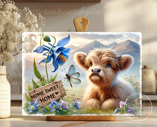 HOME SWEET HOME HIGHLAND RECTANGLE SPRING FLORAL