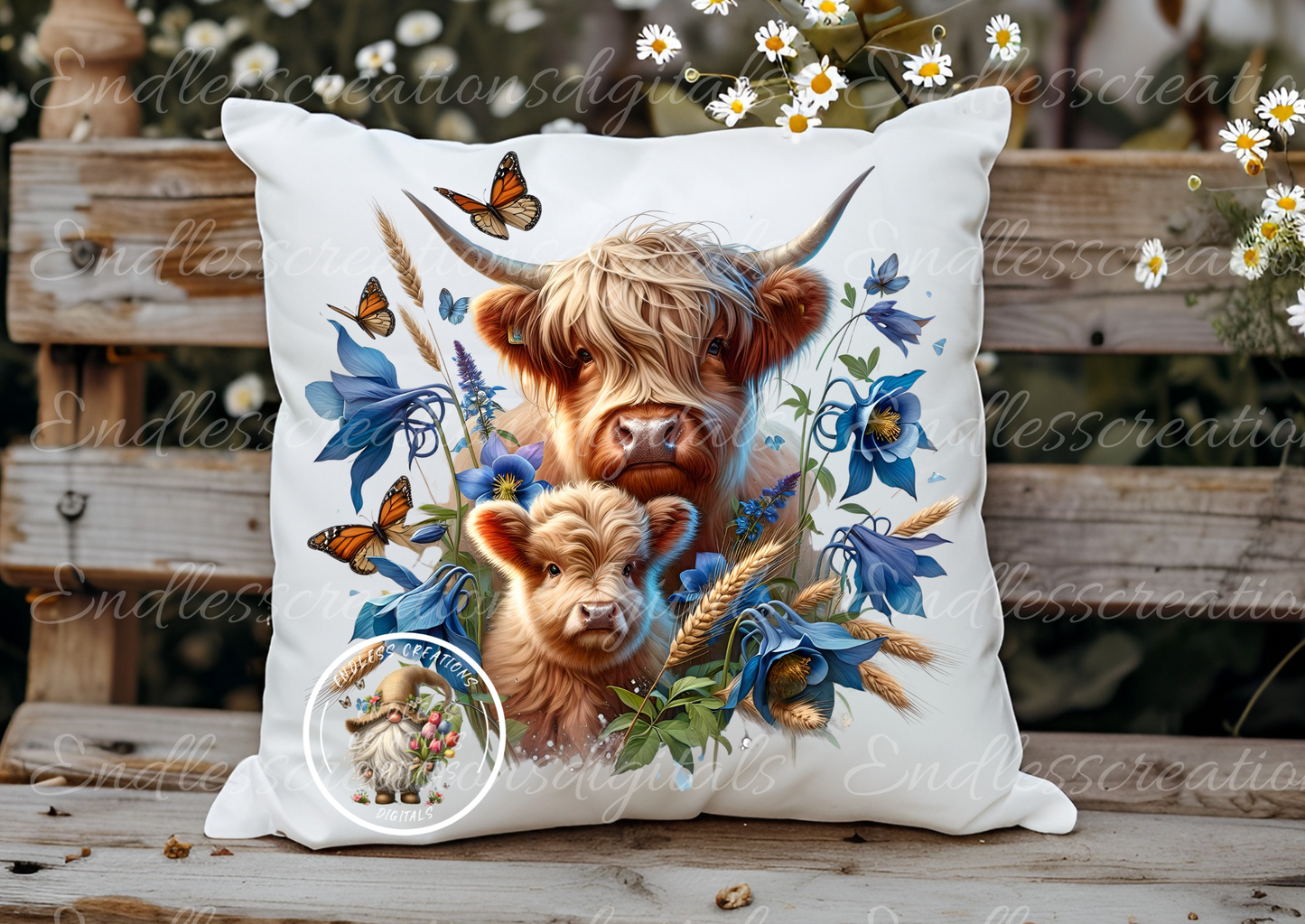 FLORAL MAMA BABY Highlands Transparencies