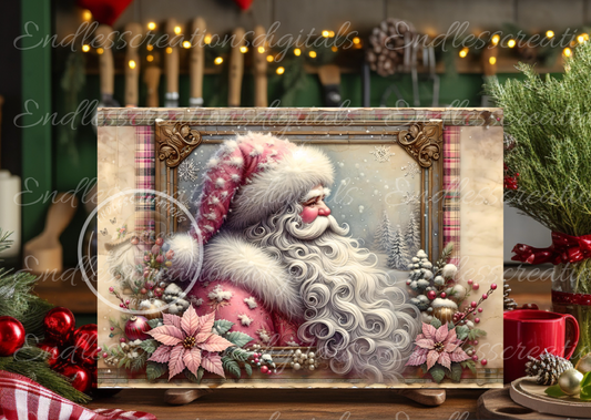 PINK VINTAGE CHRISTMAS SANTA BUNDLE