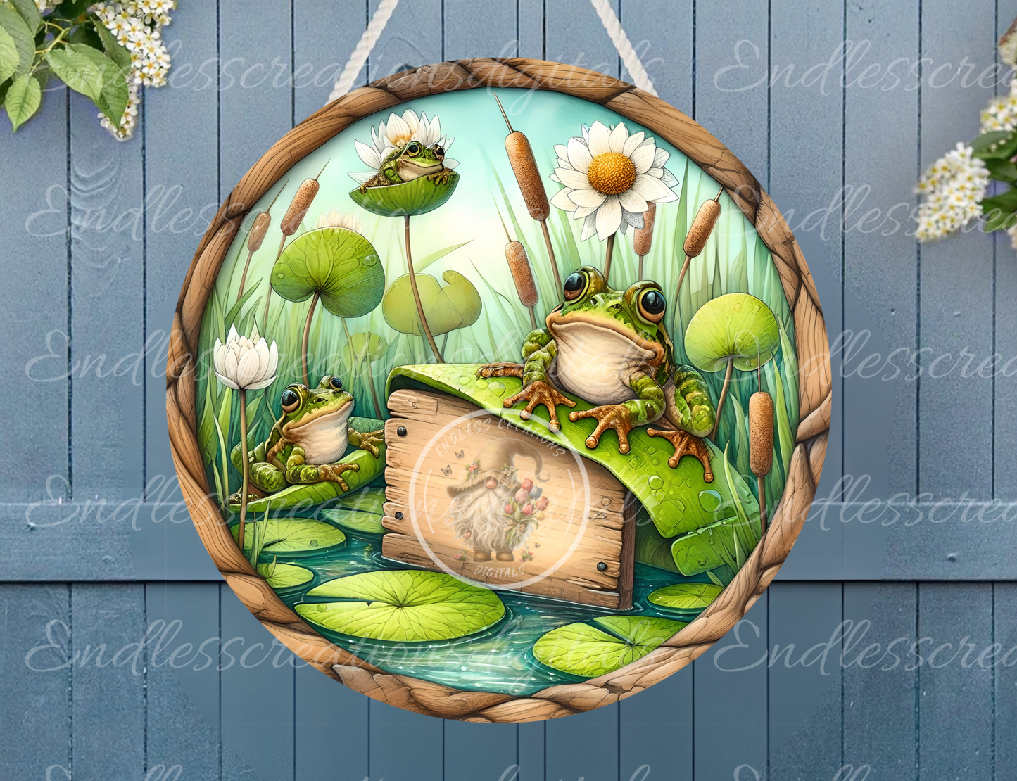 FROG WELCOME PAD SUMMER ROUND