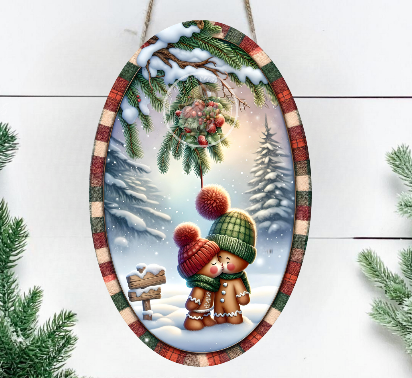 GINGERBREAD KISSING COUPLE BUNDLE
