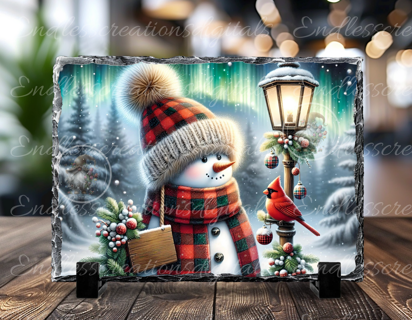 BUFFALO PLAID SNOWMAN BUNDLE