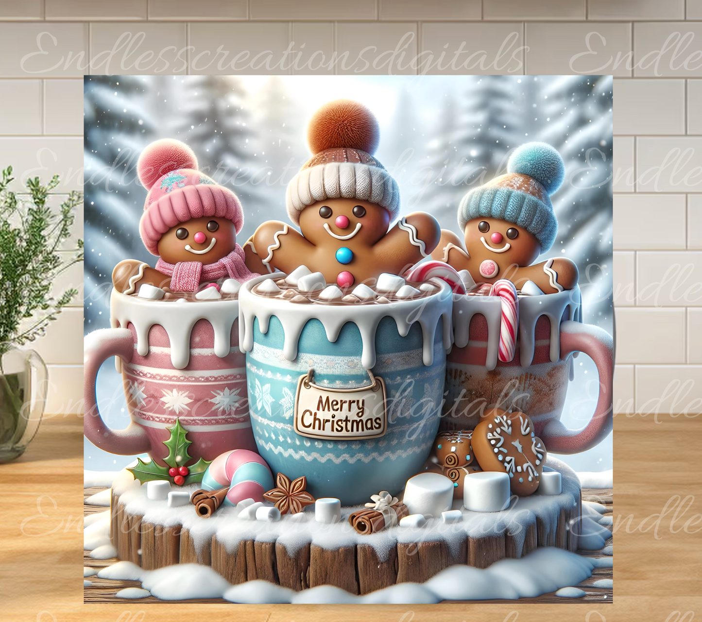 CHRISTMAS GINGERBREAD HOT CHOCOLATE