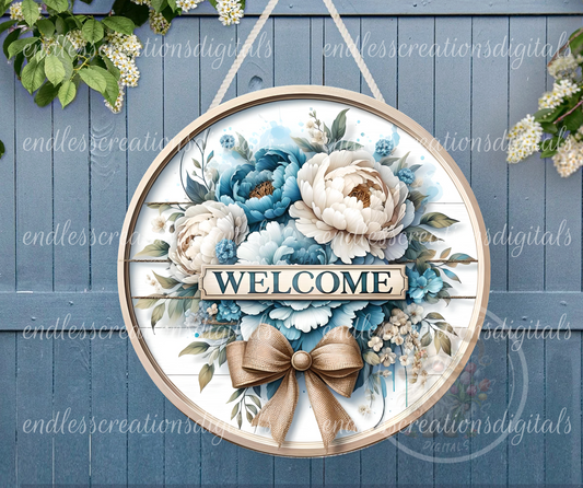 SPRING FLORAL WELCOME ROUND