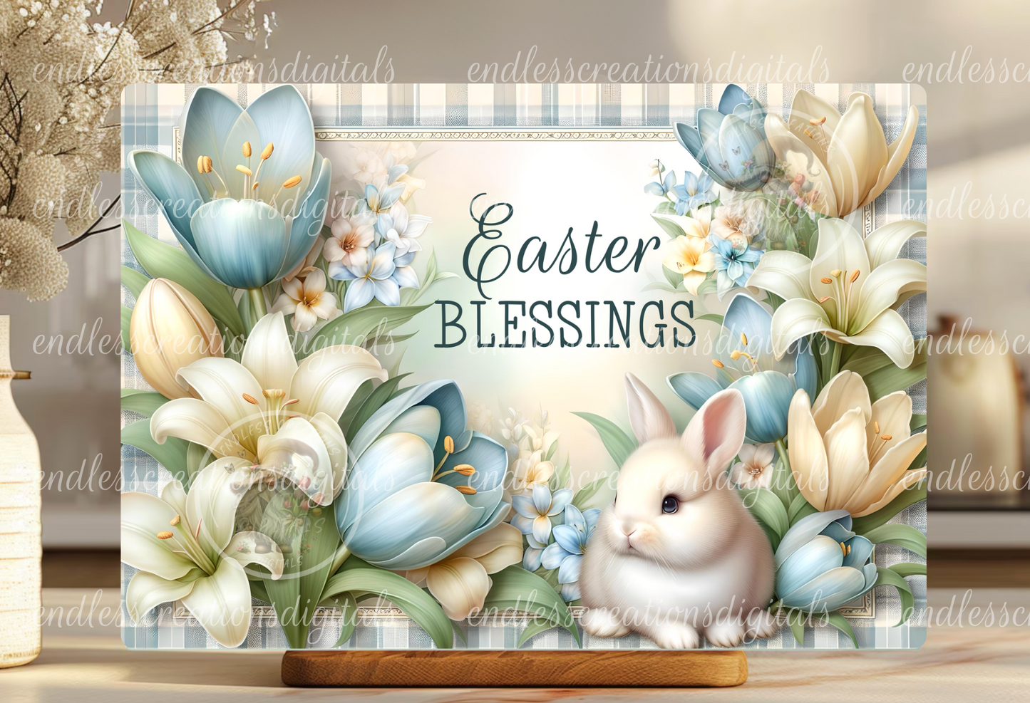 EASTER BLESSINGS RECTANGLE