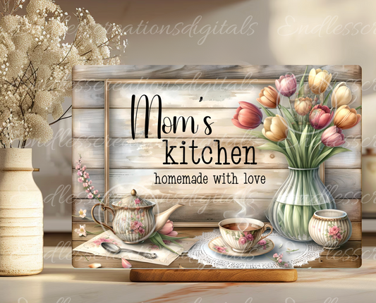 MOMS KITCHEN SPRING FLORAL RECTANGLE