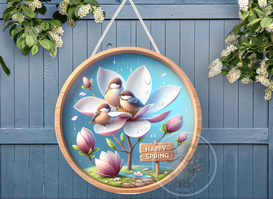 HAPPY SPRING BABY CHICKADEES