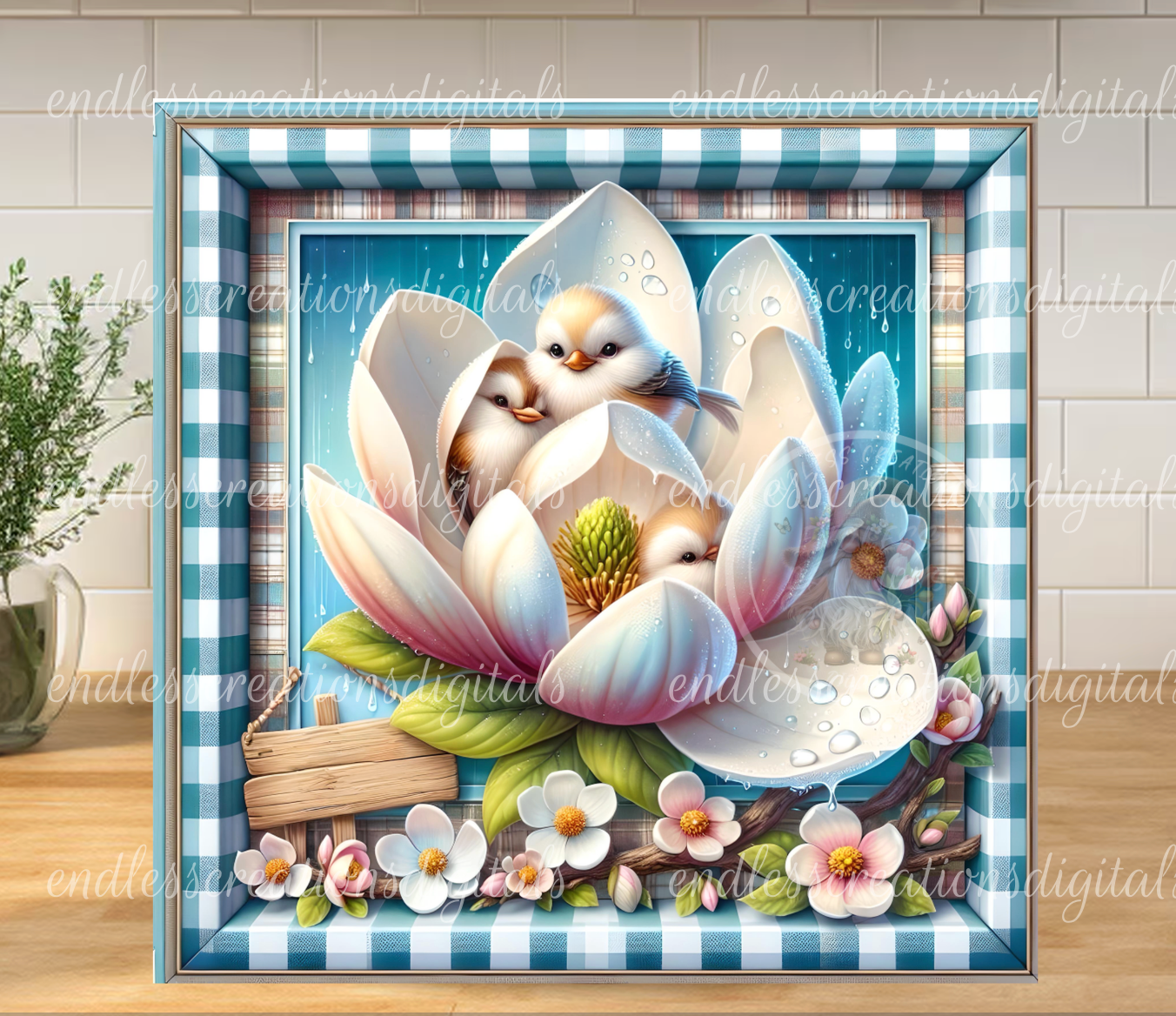 SQUARE SPRING CHICKS