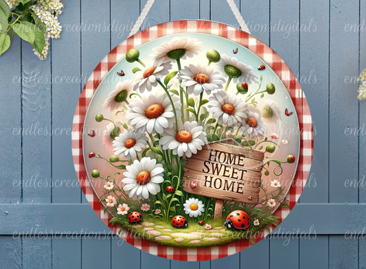 HOME SWEET HOME SPRING SUMMER DAISIES