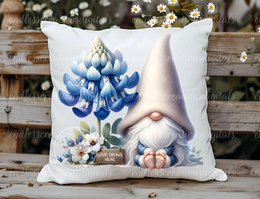 SPRING FLORAL GNOME TRANSPARENCIES