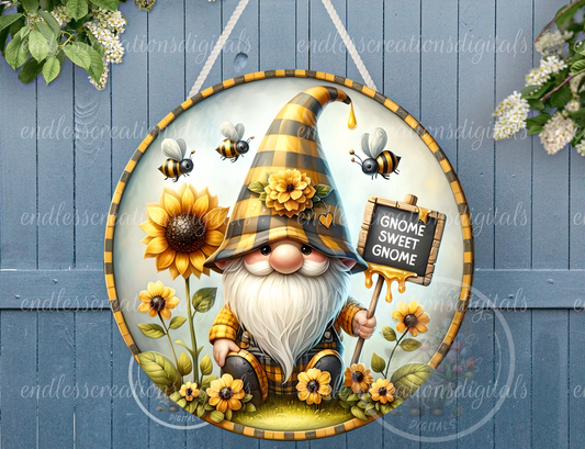 SUMMER GNOME SWEET GNOME ROUND