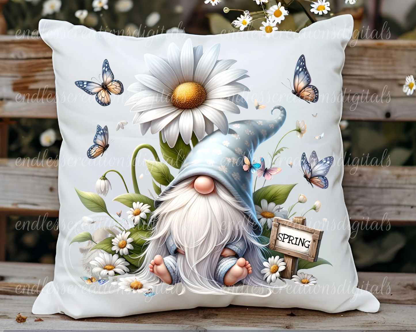 BUTTERFLY SPRNG GNOME TRANSPARENCIES