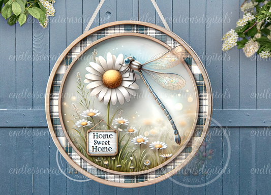 HOME SWEET HOME SPRING DRAGONFLY