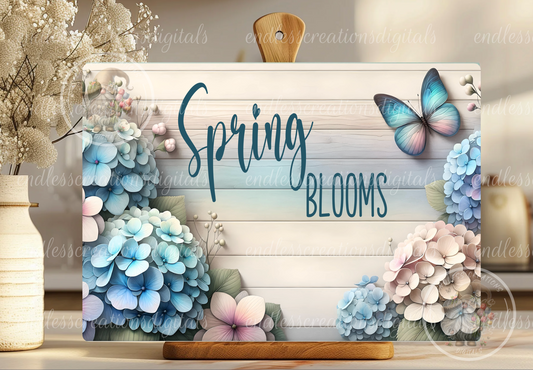 SPRING BLOOMS FLORAL 15 x 11