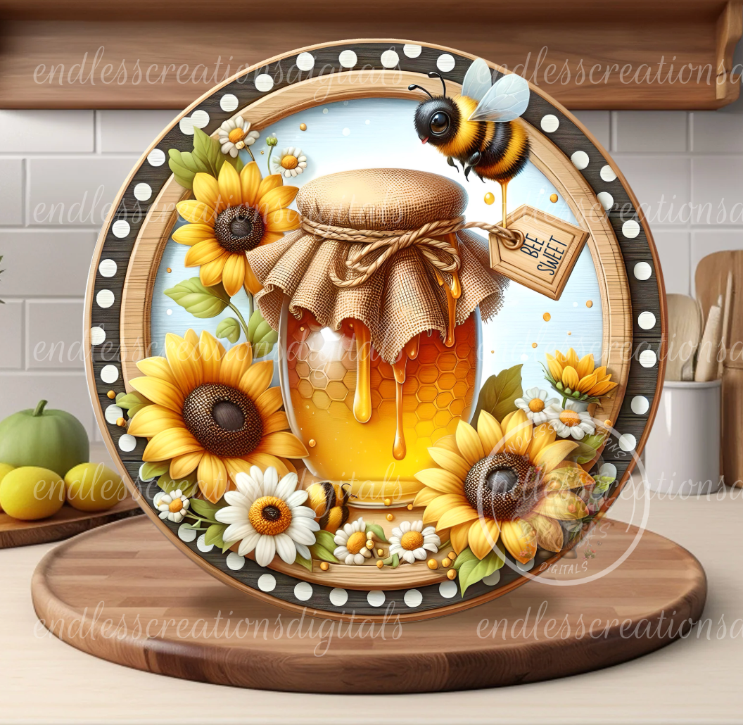 SUMMER HONEY BEE ROUND