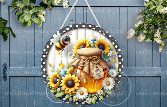 SUMMER HONEY BEE ROUND