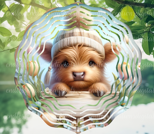 TULIP HIGHLAND COW SPRING