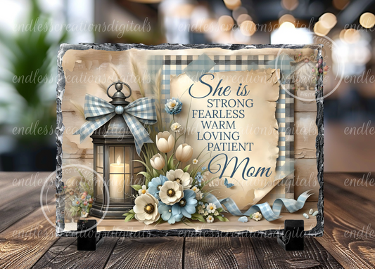 SPRING FLORAL LANTERN RECTANGLE