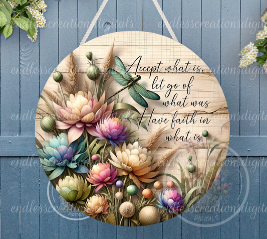 SUMMER FLORAL DRAGONFLY