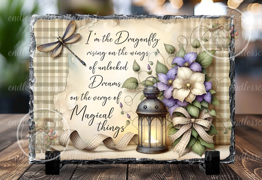 FLORAL MAGICAL DRAGONFLY