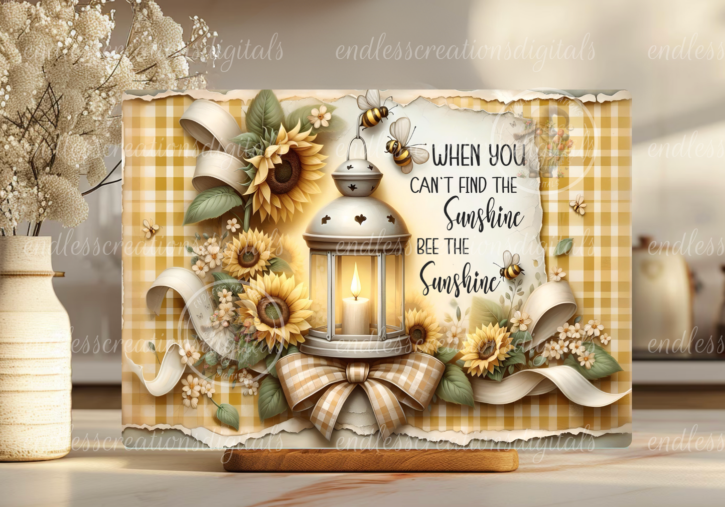 SUNSHINE BEES SUNFLOWERS