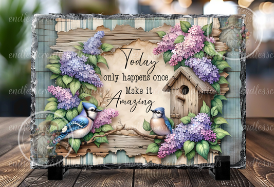 LILAC BLUE JAY FLORAL