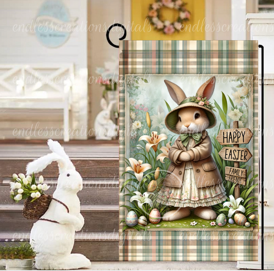 VINTAGE GARDEN BUNNY