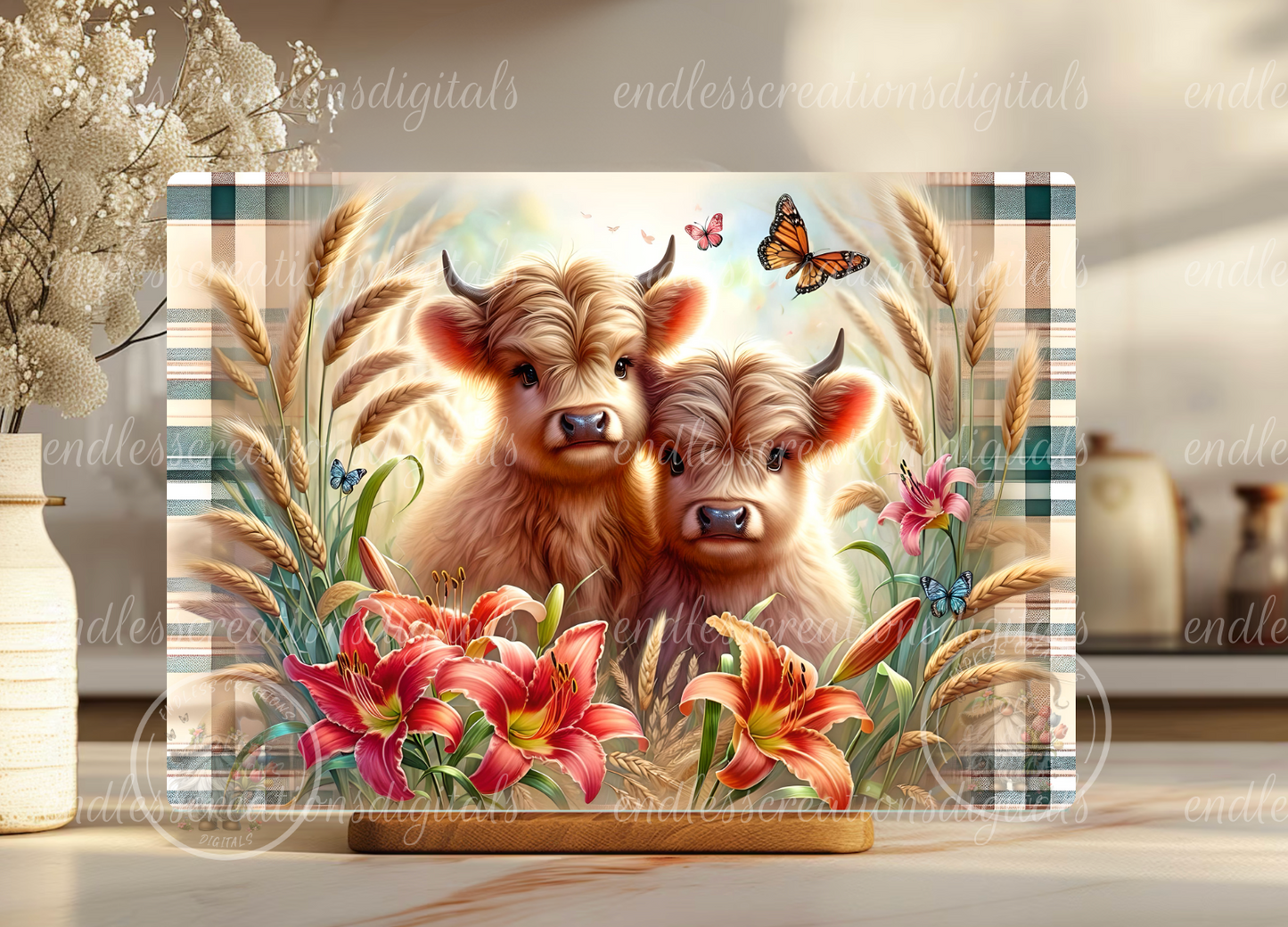 WHEAT AND SPRING LILLIES HIGHLANDS