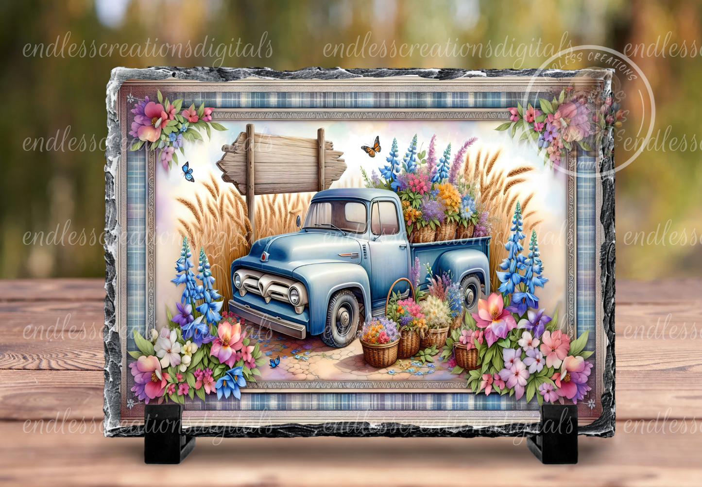 SPRING FLOWER MARKET TRUCK