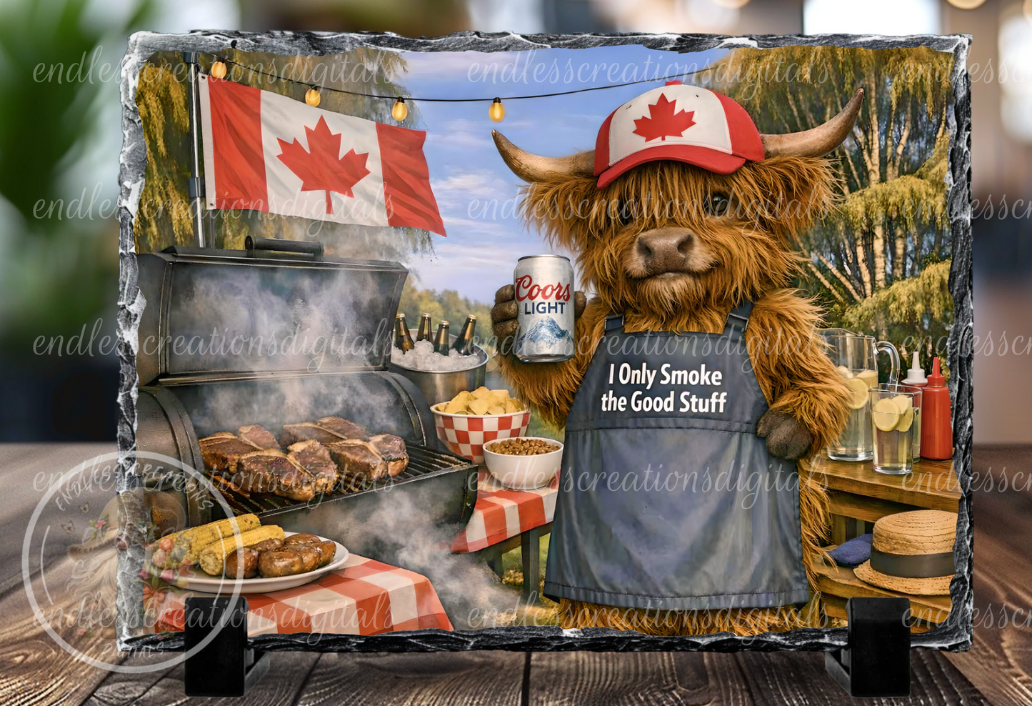 CANADA HIGHLAND COW BBQ