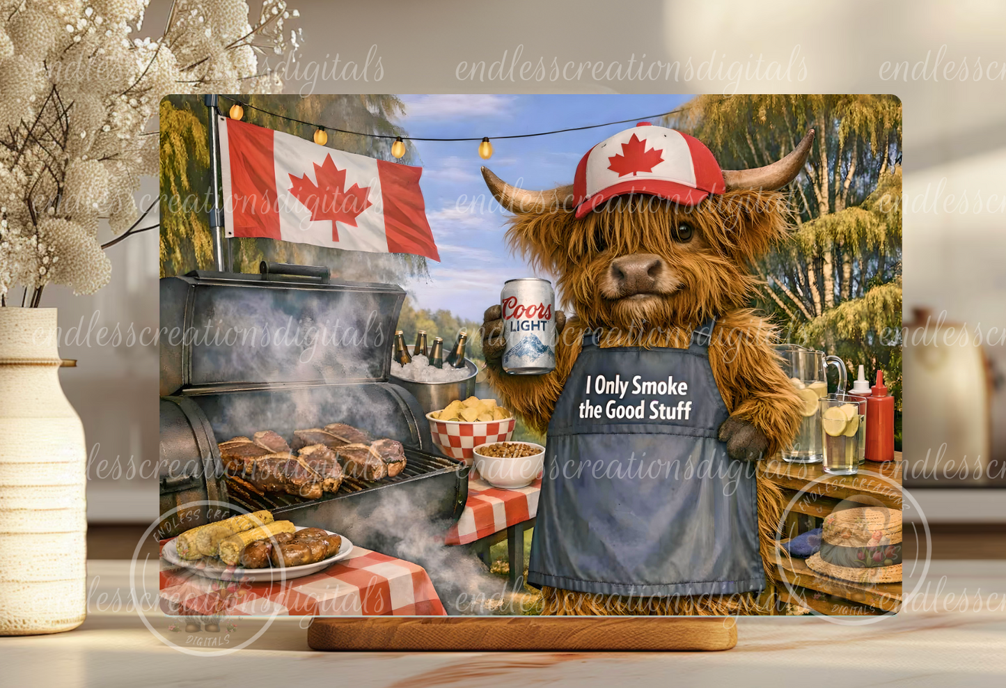 CANADA HIGHLAND COW BBQ