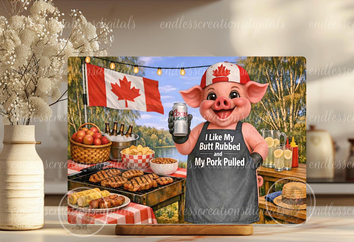 CANADA BBQ PIG