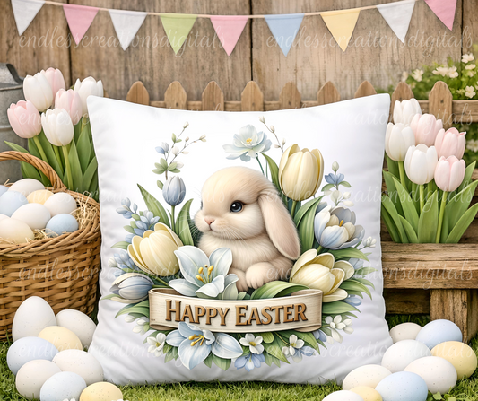 HAPPY EASTER TULIP BUNNY
