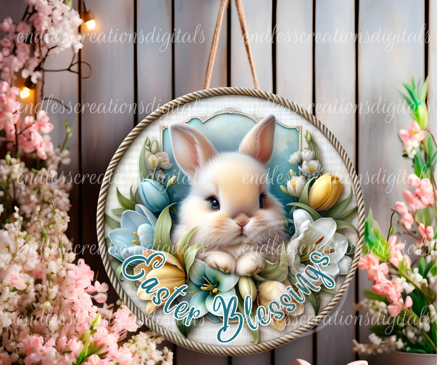 EASTER BLESSINGS ROUND